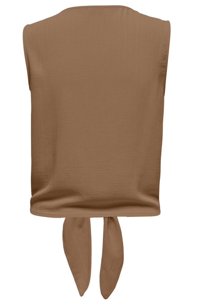 JDYMIAMI S/L TIE SHIRT WVN 15347396 TOASTED COCONUT